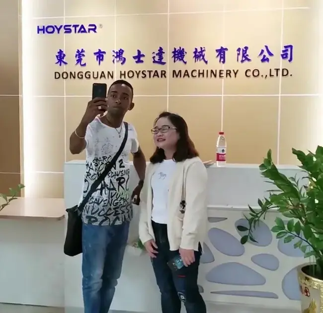 Madagascar customers visit the Hoystar company